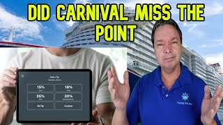 I THINK CARNIVAL CRUIISE LINE IS MISSING THE POINT