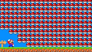 Super Mario Bros. But Mario has 1,000,000 Poké Balls