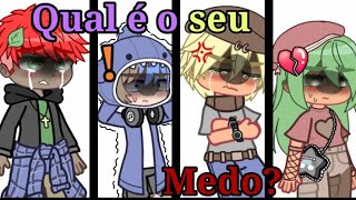 ~Mostrando o medo dos meus personagens~ (Parte 1) #videolongo #gacha #emoções #medo #fobia 😱💜