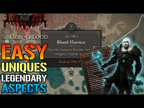 Diablo 4: How To Get EASY Uniques & FAST Legendary Aspects (Farm Guide)