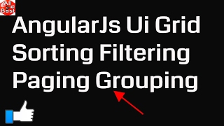 AngularJs Ui Grid Sorting Filtering Paging Grouping || ui grid Template Examples
