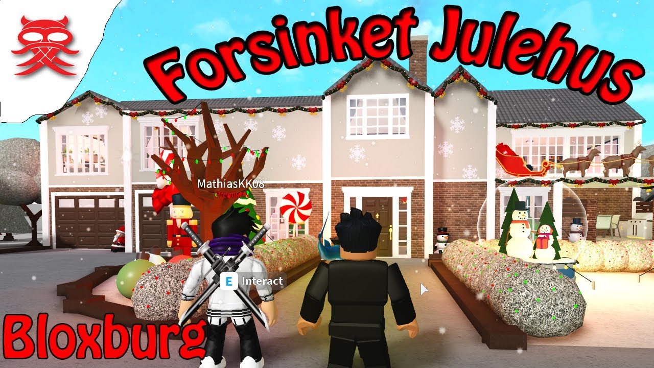 Forsinket Julehus - Bloxburg - Dansk Roblox - YouTube