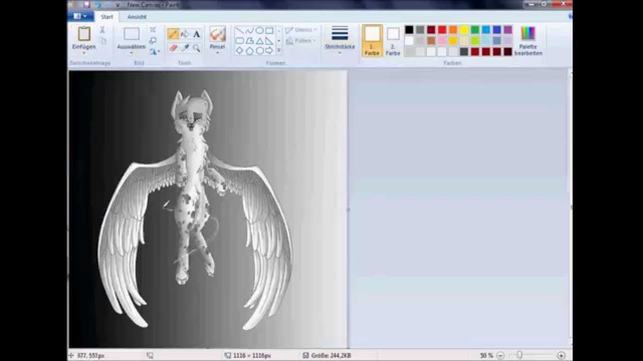 Speedpaint Warrior Cats Ashfur Ms Paint Hd Youtube