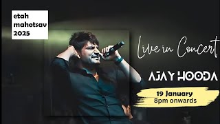 Ajay Hooda Live | Etah Mahotsav 2025 Live | Haryanvi Night #etahmahotsav #haryanvi