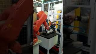 Deburring cell by ABB IRB 140 mahajan automation pune