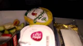 saudi airlines dinner meal /وجبة عشاء الطيران السعودى