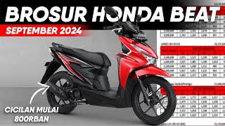 Honda Beat 2024 Harga dan Simulasi Kredit September 2024