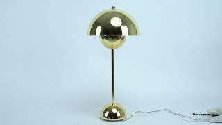 Flowerpot Table Lamp Gold