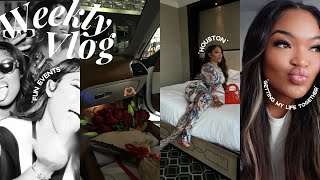 WEEKLY VLOG:  ATL EVENTS + MINI HOUSTON TRIP + LOTS OF GOING OUT + VENTING  + RECHARGING