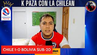 CHILE 1-0 BOLIVIA - TRIUNFO SUDAMERICANO SUB 20 - FECHA 3