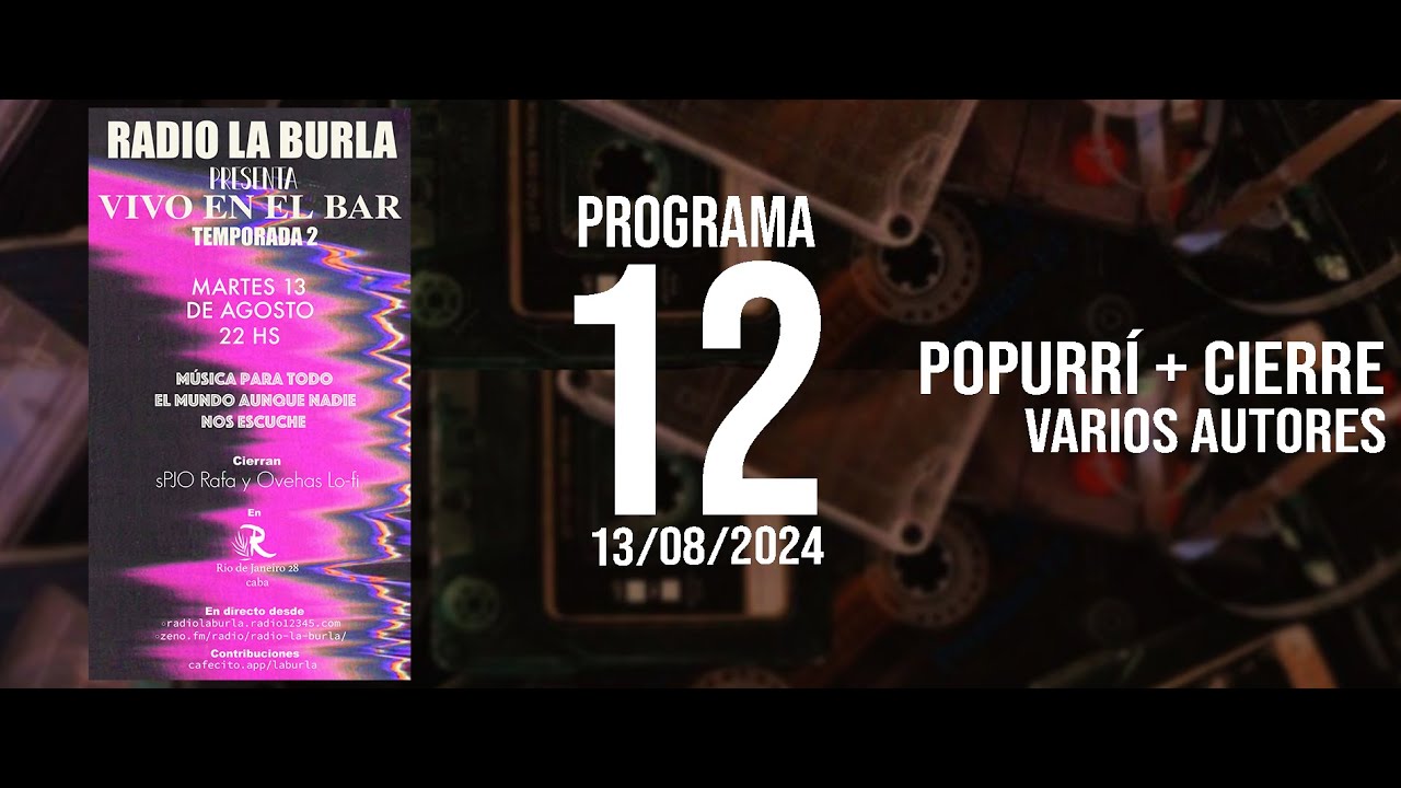 Popurri Cierre Prog 12 13 08 2024 Youtube