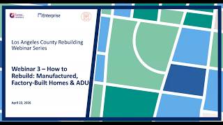 Road to Recovery: How to Rebuild: Manufactured, Factory-Built Homes, and ADUs