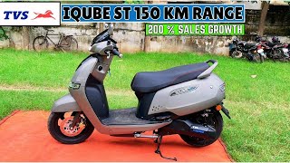 TVS Iqube ST One Of The Most Trusted Electric Scooter Currently In India