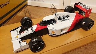 1/18 AUTOART Ayrton Senna Marlboro Conversion - 1991 Mclaren MP4/6 vs - Minichamps / TSM