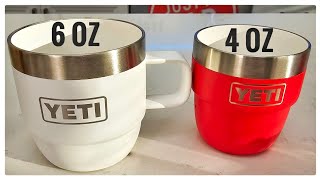 YETI 4 oz vs 6 oz Espresso / Coffee Cup