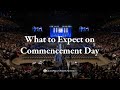 What to Expect On Commencement Day