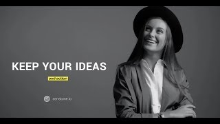 commercial video for start-up | video for Ukrainian start-up SENSTONE | Keep your ideas