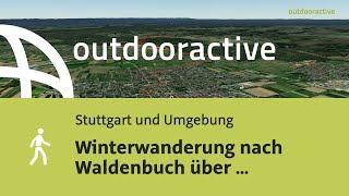 Wanderung in Stuttgart und Umgebung: Winterwanderung nach Waldenbuch über Stetten am 9. Januar 2025