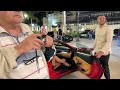 A Beautiful Blonde Woman Getting Out Of A Ferrari, Luxury Car spotting Monte Carlo #billionaire