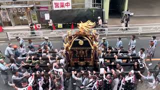 東村山市八坂神社の例大祭　2023.7.9   16:10  東村山市本町2-3-2から