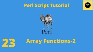 Array Functions - Perl Script Basics Tutorial - Part 23