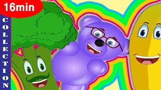 Finger Family Rhymes Collection | GummyBear and Many More Finger Family Children Nursery Rhymes | HD