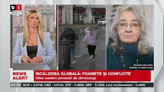 R. BOJARIU, EXPERT CLIMATOLOG, DESPRE ÎNCĂLZIREA GLOBALĂ, FOAMETE ȘI CONFLICTE_Știri B1TV_13 mai2024