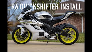 2017 Yamaha R6 Quickshifter Install - TOO EASY!