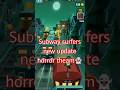 Subway surfers new🤯update| horror theam 👻#subwaysurfers