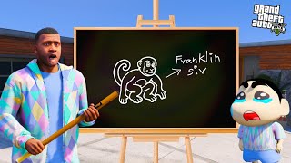 Franklin Ask Question & Answers in His Tution With Shinchan in GTA 5