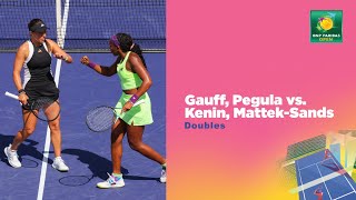 Gauff and Pegula vs Kenin and Mattek-Sands Doubles Highlights | Indian Wells 2024