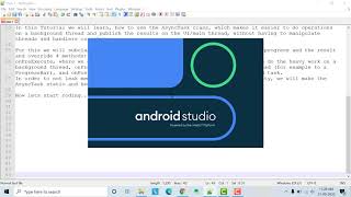 AsyncTask and weakreference android app development.