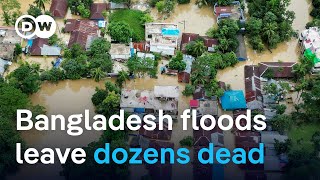 How is the new interim government dealing with the devastating floods in Bangladesh? | DW News