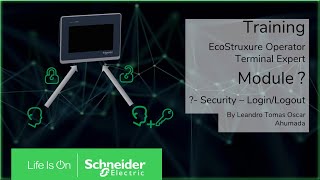 Training EcoStruxure Operator Terminal Expert - Mx.x Security