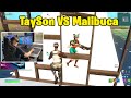 TaySon VS Malibuca 1v1 Buildfights with New Keybinds!