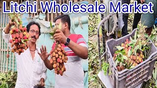 Litchi Wholesale Market In Patna | Patna Ka Fal Mandi | Litchi Wholesale Market Price | Fruit Mandi