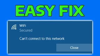 How To Fix Can’t Connect To This Network (Fix Wireless Connection)