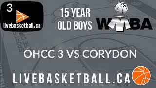 WMBA - 15 Year Old Boys - OHCC 3 vs Corydon