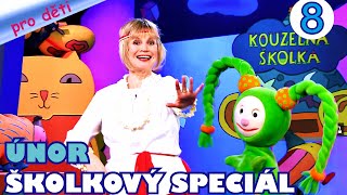 Kouzelná školka 🌈🛷8 ÚNOR👉 MANKA ZE ŘÁHOLCE a MACARENA  #kouzelnaskolka #prodeti #deti 😄 #karneval 🖐