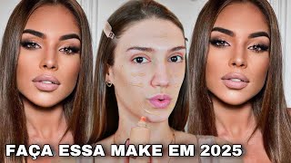 FAÇA ESSA MAKE EM 2025 E ARRASE EM QUALQUER LUGAR *MAQUIAGEM PARA USAR EM 2025* TUTORIAL COMPLETO