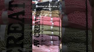 FAMOUS LACE WHOLESALER IN INDIA GET ALL KINDS OF GPO LACES FROM AVCREATIONS I #lacewholesale