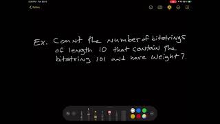 Counting Bitstrings Example 4