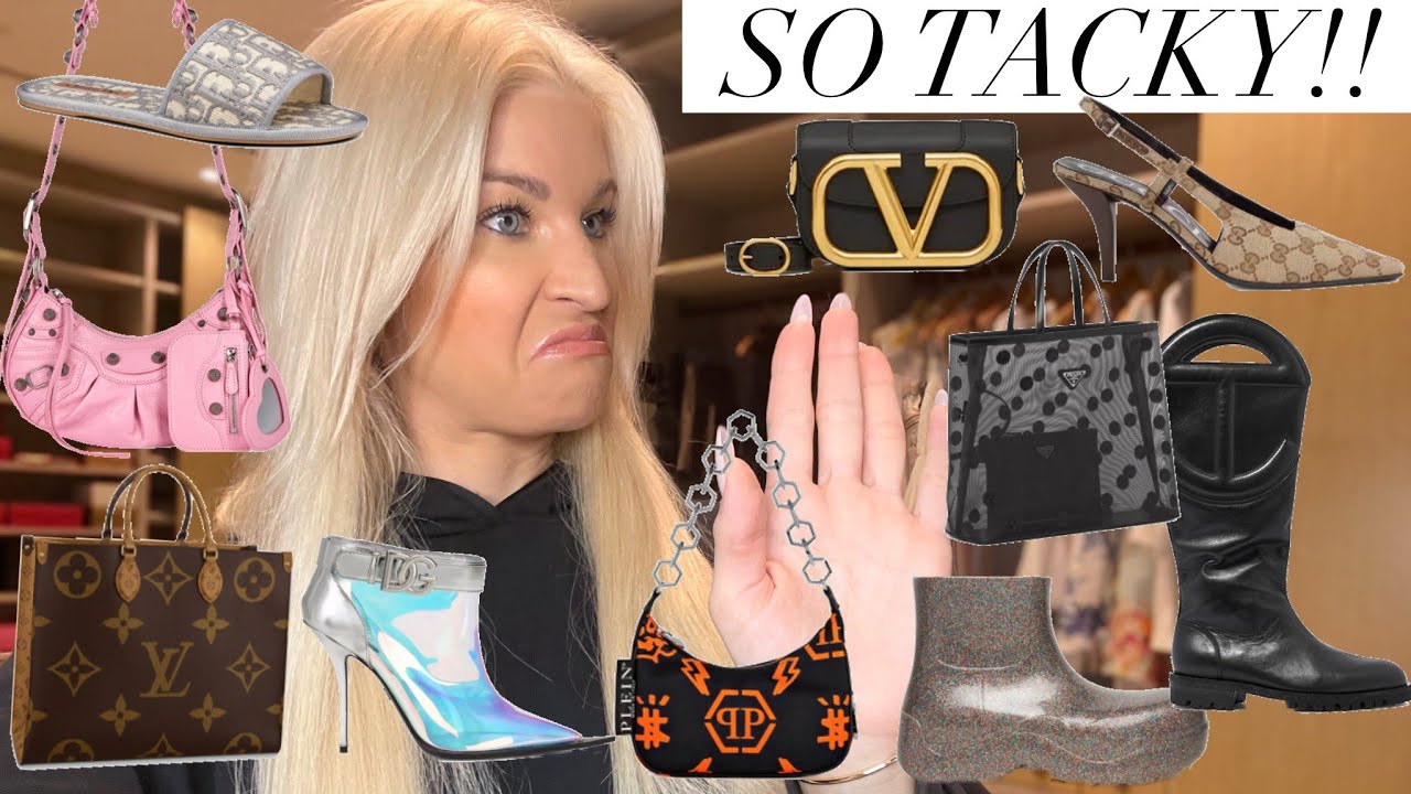 ROASTING TACKY LUXURY ITEMS I HATE! LV, DIOR, BALENCIAGA, PRADA, GUCCI & MORE.