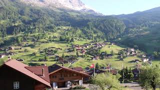 SBB Regional Train from Grindelwald towards Interlaken, CH.