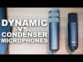 Dynamic vs Condenser Microphones, What's the Difference?