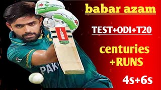 Babar Azam Batting Career | Test | T20 | odi | Match | Runs | 4s | 6s | 100 | 50 | Avg | ssntv