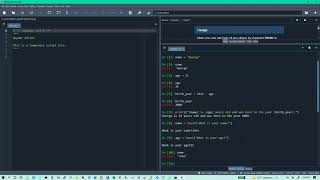 Python 005: Keyboard input and the 'input' function.