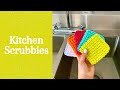 Kitchen Scrubby Crochet Pattern Tutorial, Free Crochet Pattern