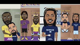 Lakers Vs Grizzlies Cartoon - 2023 NBA Playoffs First Round