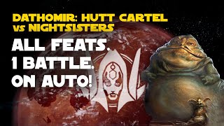 Dathomir: Hutt Cartel vs Nightsisters Challenge | SWGOH GC X